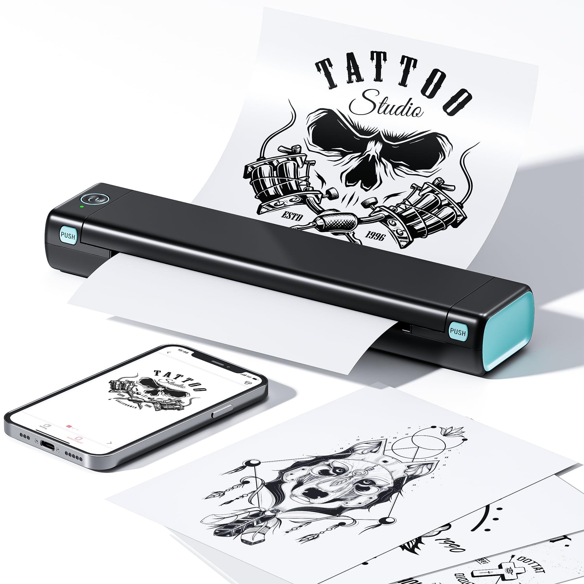 Amazon.com: Phomemo M08F Portable Tattoo Transfer Stencil